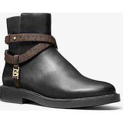 Michael Kors Abigail Leather Ankle Boot - Brown