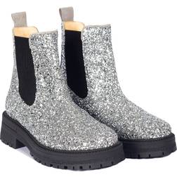 Angulus Glitter Chelsea Støvler - Grå