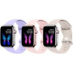 Shein Unisex Fashionable Silicone Bands for Apple Watch 3 - Pack