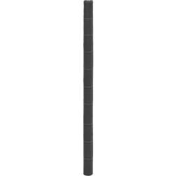 vidaXL Ukrudtsdug 2x25 m PP Sort