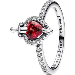 Pandora Disney Villains Evil Queen Ring - Silver/Red/Transparent