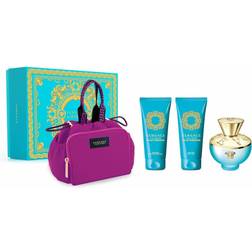 Versace Dylan Turquoise Pour Femme EdT 100ml + Body Lotion 100ml + Shower Soap 100ml