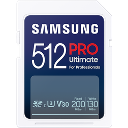 Samsung PRO Ultimate SDXC Class 10 UHS-I U3 V30 200/130MB/s 512GB