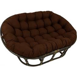 Blazing Needles Double Papasan Chair Cushions Brown (165.1x121.9)