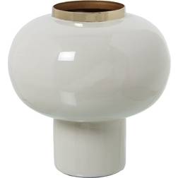 Alexandra House Living Metal White/Golden Vas 19cm