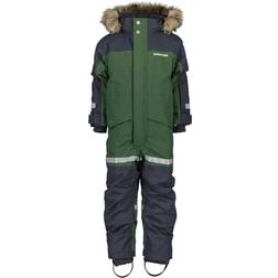 Didriksons Bjärven Kid's Coverall - Pine Green (505466-H14)