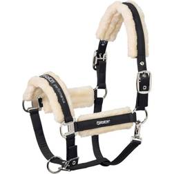 Eskadron Double Pin Halter For Horse In Faux - Noir