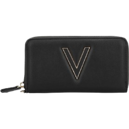 Valentino Coney Nero Zip Around Wallet - Black