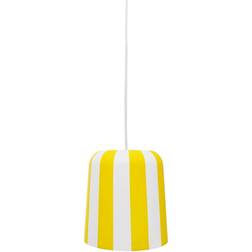 DYBERG LARSEN Gry Gul/Hvid Pendel ∅ 20cm