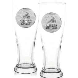 Cleveland Browns Two-Piece Pilsner Drink Glass 47.3cl 2pcs