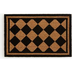 H&M Mönstrad Dörrmatta I Kokosfiber 45x70 - Svart Svart, Beige 45x70cm