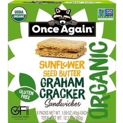 Once Again Organic Sunflower Butter Graham Cracker Sandwiches 1.59g 8pcs