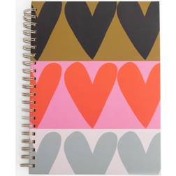 Caroline Gardner A4 Hearts Notebook