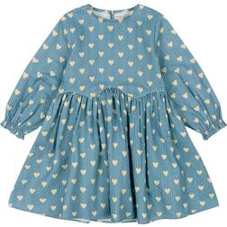 Konges Sløjd Vida Klänning - Aisuru Blue (KS101726-P15001)