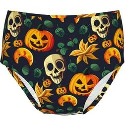 Naloa Kid's Cotton Underwear Panties - Halloween Skull