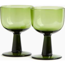 H&M 2-pack - Green Wine Glass 2pcs