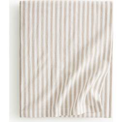 H&M Cotton-blend 140x240 Tablecloth White, Beige (240x140cm)