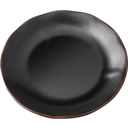 Yanco Nature Art Black Dessert Plate 19.1cm 48pcs