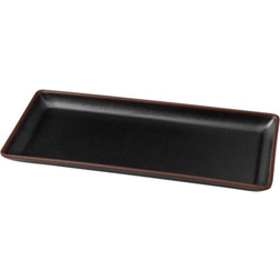 Yanco Nature Art Black Serving Dish 48pcs