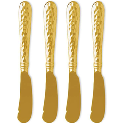 Vietri Martellato Gold Tone Butter Knife 18.4cm 4pcs