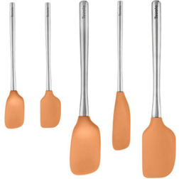 Tovolo Flex-Core Stainless Steel Handled Apricot Cucchiaio di legno 5pcs