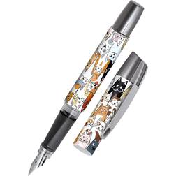 Online Campus Fluffy Cats Fountain Pen