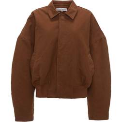 JW Anderson Cotton Canvas Blouson Jacket Women - Tobacco