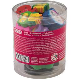 Sense Erasers Figures 36-pack