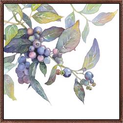 Lark Manor Blueberry Branch Classic Wood Bild 94x94cm