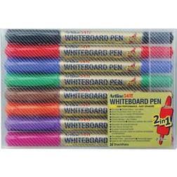 Artline 2 in 1 Whiteboard Pen 0.4-1mm 8-pack