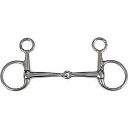 Horse Guard Half Cheek Snaffle Bit - Argent