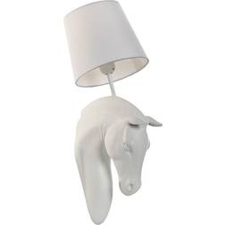 Home ESPRIT Modern Horse White Väggarmatur