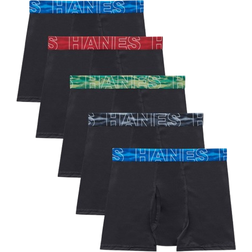 Hanes Kid's X-Temp Boxer Briefs 5-pack - Black