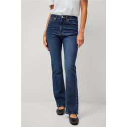 Ellos Ellos Collection Utsvängda stretchjeans med hög midja Blå