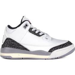 Nike Jordan 3 Retro PS - Summit White/Cement Grey/Black/Fire Red