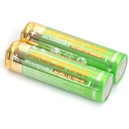 Aigostar Rechargeable Batteries AA 1600mAH 2-pack