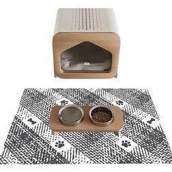Shein Diatomaceous Earth Material Simple Pet Feeding Mat 50x80cm