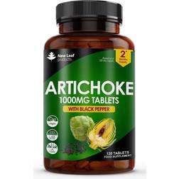 New Leaf Products Artichoke Extract 1000mg 120 pcs