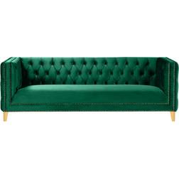 Willa Arlo Interiors Sickels Green Sofa 90" 3 Seater