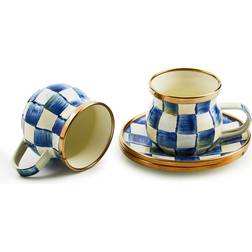 Mackenzie-Childs Royal Check Espresso Cup 3fl oz