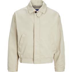 Jack & Jones Santorini Harrington Bomber Jacket - Beige/Fields Of Rye