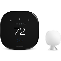 Ecobee Smart Thermostat Premium with Siri and Built-In Air Quality Monitor