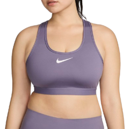 Nike Swoosh High Support Women's Non Padded Adjustable Sports Bra - Daybreak/White