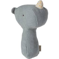 Maileg Lullaby Friends Rhino Rattle Dusty Blue
