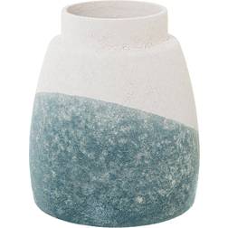 Alexandra House Living Ceramic Blue/Beige Vas 24cm