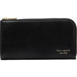 Kate Spade Zip Around Continental Wallet - Black