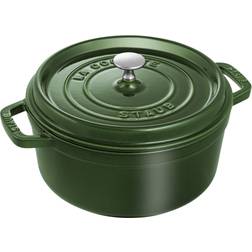 Staub La Cocotte Basil Green med lock 3.8 L 24 cm