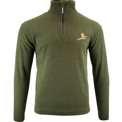 Jack Pyke Pheasant Motif Fleece Pullover - Olive