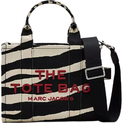 Marc Jacobs The Zebra Canvas Small Tote Bag - Black/White