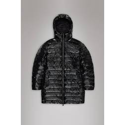 Rains Lohja Long Curve Puffer Jacket - Night